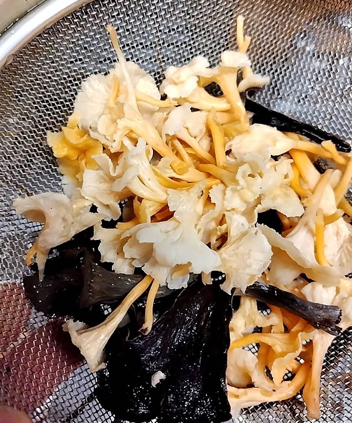 クロラッパタケとトキイロラッパタケ